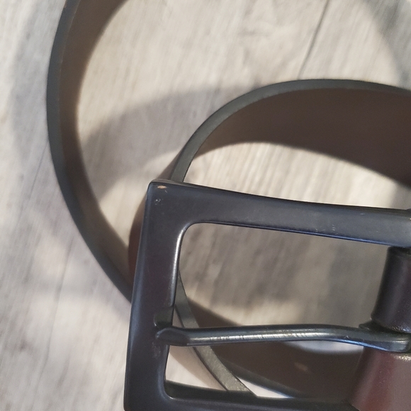 brown leather Carhartt belt pewter buckle size 3XL high quality adjustable - Picture 3 of 12